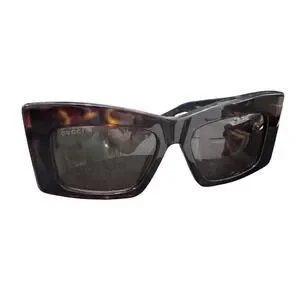 New Auth. Gucci Dark Tortoise Square Frame GG Logo Sunglasses Full Inclusive New Auth. Gucci Dark Tortoise Square Frame GG Logo  main image 3